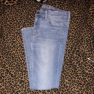 Size 12 light washed America eagle jeans